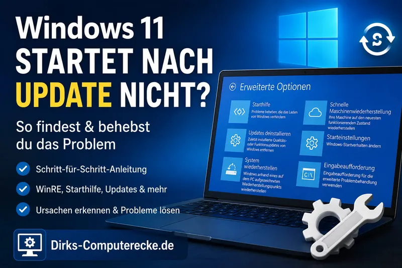 Windows 11 startet nach Update nicht mehr – diese Lösungen helfen