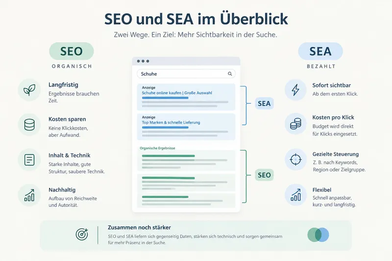 SEO und SEA kombinieren: Warum beide Kanäle gemeinsam effektiver sind