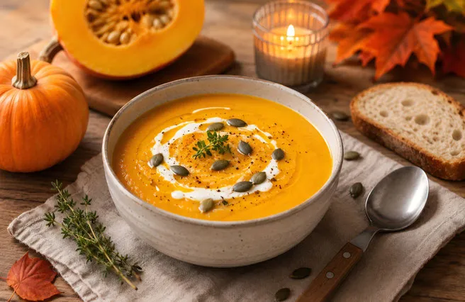 Die beste Kürbiscremesuppe – einfach, cremig & perfekt für den Herbst
