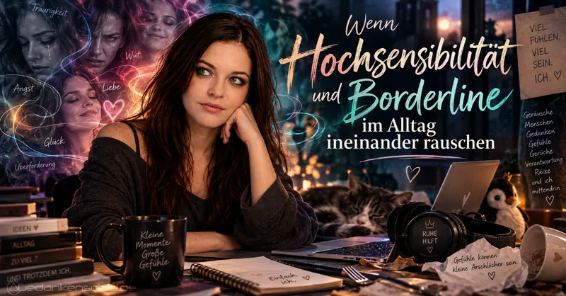 Wenn Hochsensibilität und Borderline im Alltag ineinander rauschen