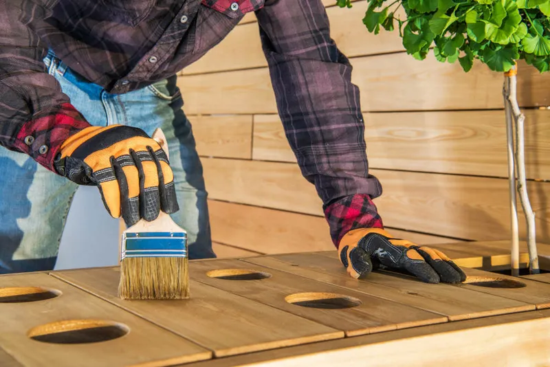 Küchenmöbel mit Holzöl schützen