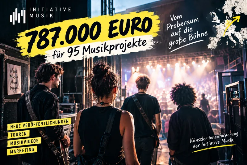 787.000 Euro für 95 Musikprojekte: Initiative Musik unterstützt Künstler:innen