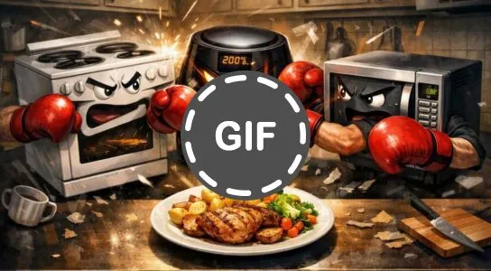 Umluftherd Mikrowelle oder Airfryer? Mit welchem der 3 klappt das Heißluftgaren am besten?..