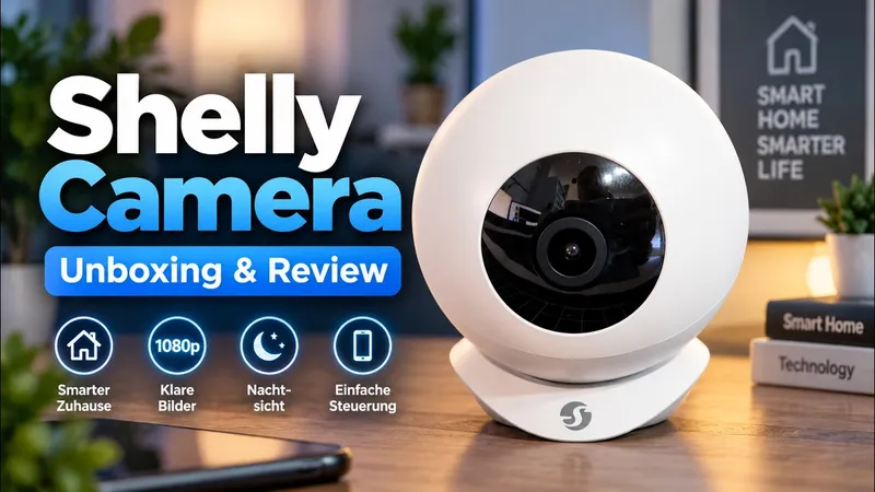 Shelly Camera im Test: Unboxing & Review