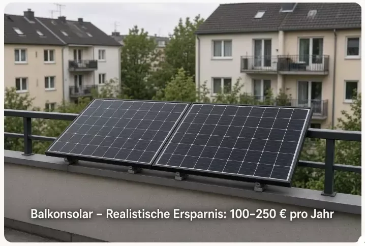 Balkonsolar: Wie viel spart man realistisch pro Jahr – und wann amortisiert sich die Anlage?