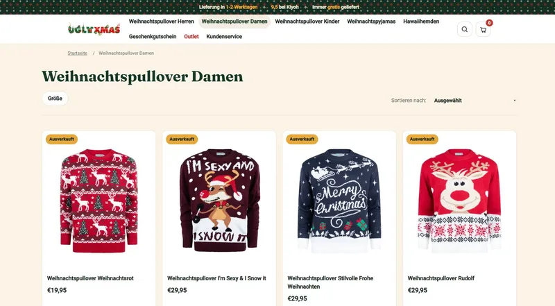 Das perfekte Outfit für die Weihnachtsfeier in Hamburg: Warum der Weihnachtspullover das neue Little Black Dress ist