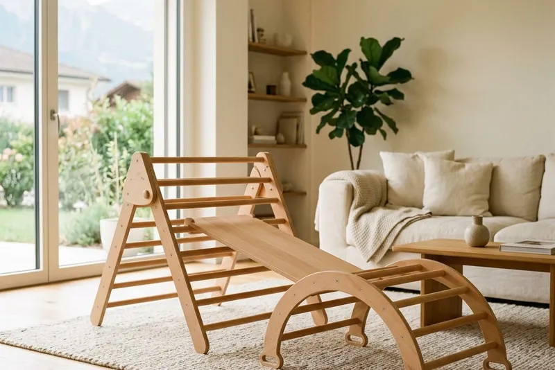 Montessori Klettergerüst: Bewegungsraum für Kinder zu Hause