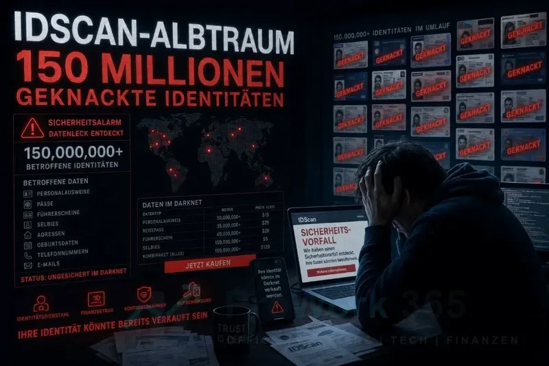 Der IDScan-Albtraum: 150 Millionen geknackte Identitäten