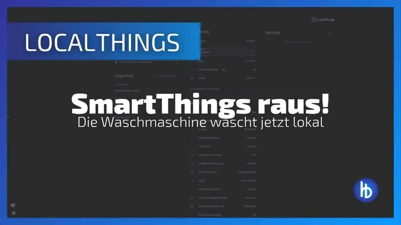 LocalThings: Wäsche waschen ohne Cloud
