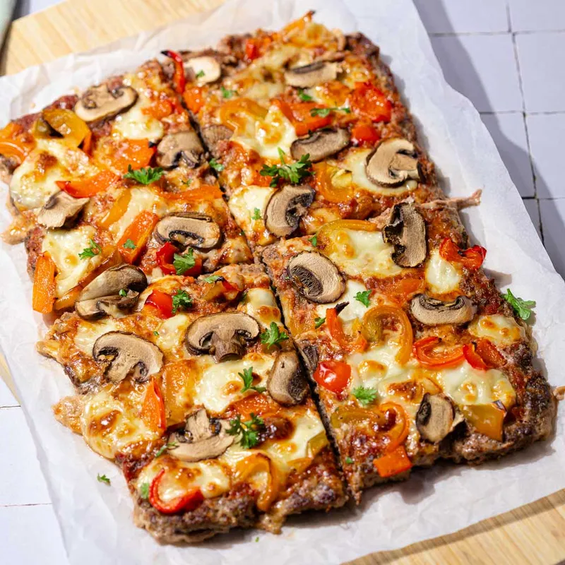 Keto Hackfleischpizza – saftig, Low Carb & proteinreich