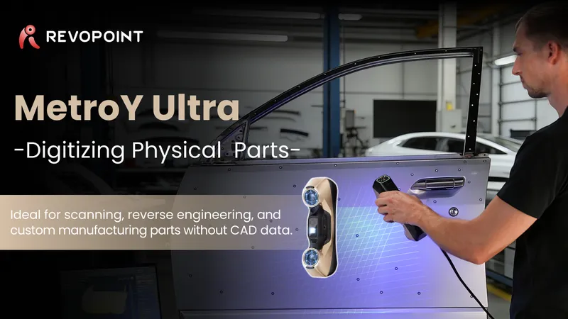 Revopoint MetroY Ultra: Reverse Engineering ganz ohne CAD-Daten