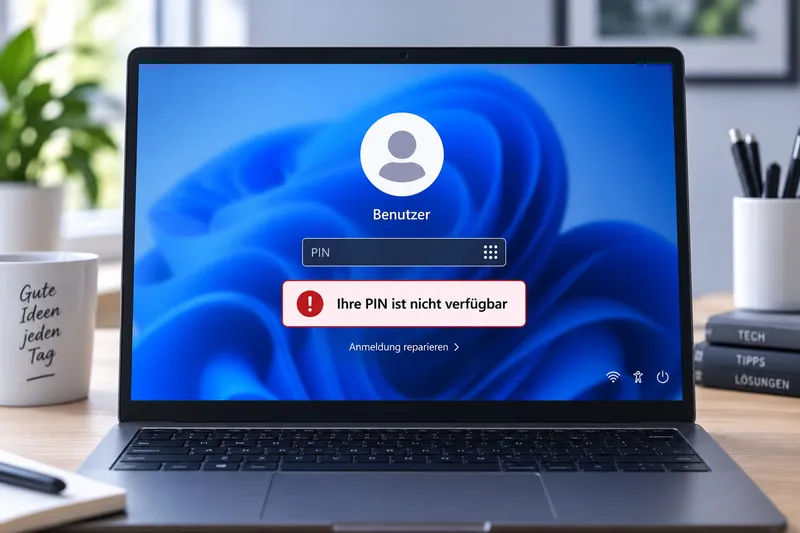 Ihre PIN ist nicht verfügbar: Windows-11-Anmeldung reparieren