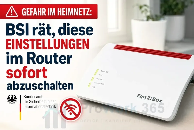 Gefahr im Heimnetz: BSI rät, diese Einstellungen im Router sofort abzuschalten