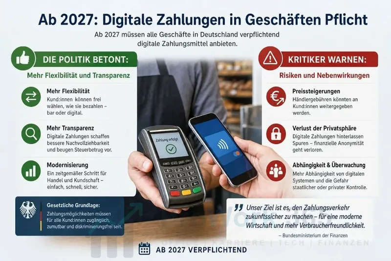 Kartenzahlungspflicht ab 2027: Das Ende für Nur Bares ist Wahres?