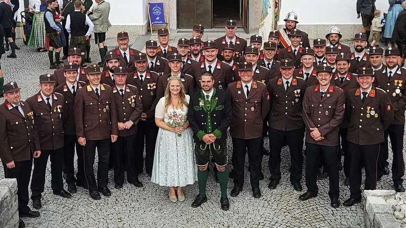 FF Bad Ischl: HBM „Wieder Luk“ gab seiner Katharina das Ja-Wort