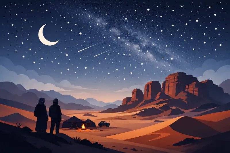 Reisebericht Jordanien Wadi Rum unter Sternen