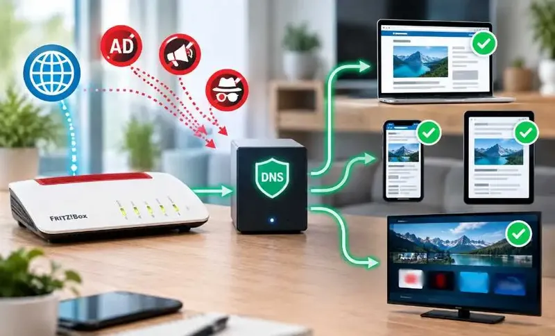 DNS-Werbeblocker: Werbung auf allen Geräten im Heimnetz blockieren