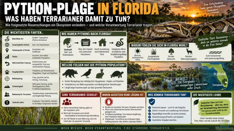 Python-Plage in Florida: Was haben Terrarianer damit zu tun? von Tom
