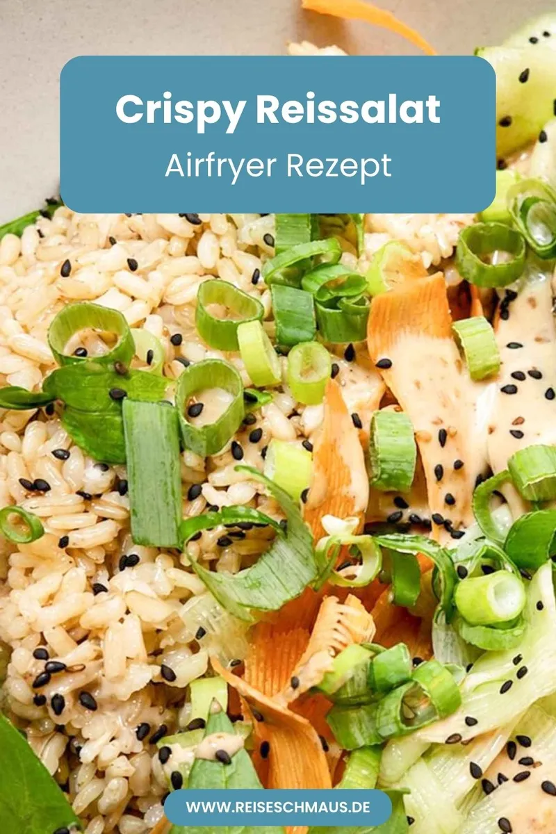 Crispy Reissalat aus der Heißluftfritteuse