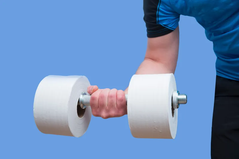 Workouts auf der Toilette: Klo Fitness