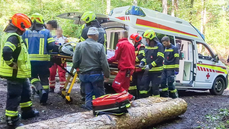 FF Bad Goisern: Verletzter bei Forstarbeiten