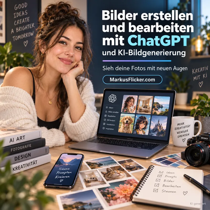 Bilder erstellen und bearbeiten mit ChatGPT und KI-Bildgenerierung: Sieh deine Fotos mit neuen Augen