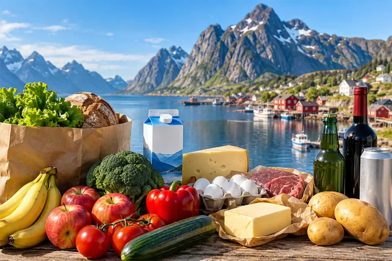 Einkaufen in Norwegen: Lebensmittelpreise, Supermärkte & Spartipps
