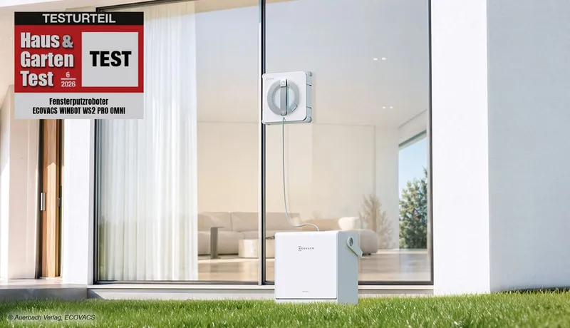 Fensterputzroboter ECOVACS WINBOT W2S PRO OMNI im Test