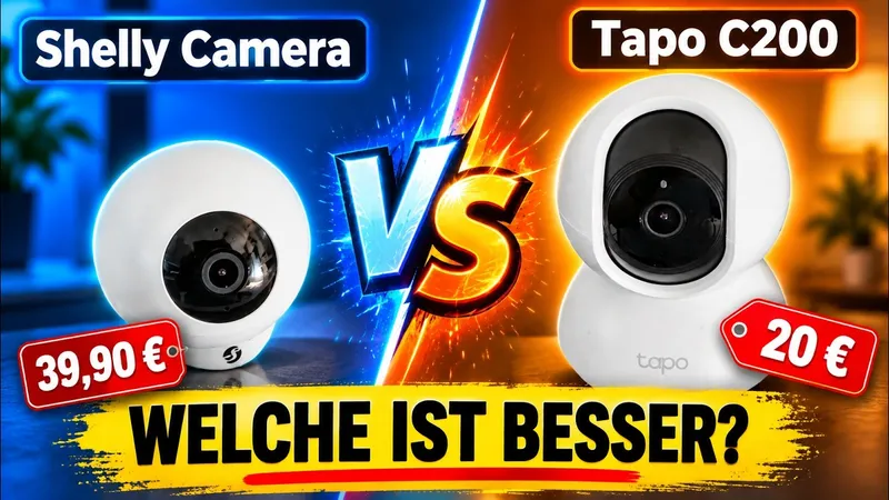 Shelly Camera oder Tapo C200? Der direkte Vergleich