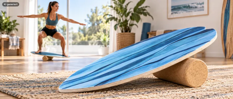 Speeron Balanceboard CX-2968 von PEARL: Balance-Training für zu Hause im Check