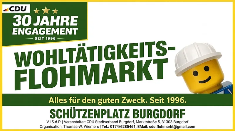 Letzter Burgdorfer Wohltätigkeitsflohmarkt des Jahres