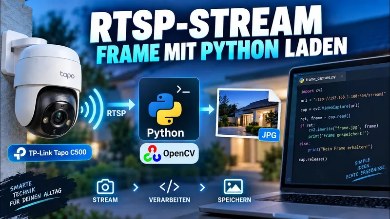 RTSP-Stream mit Python: Einzelnen Frame als Bild speichern