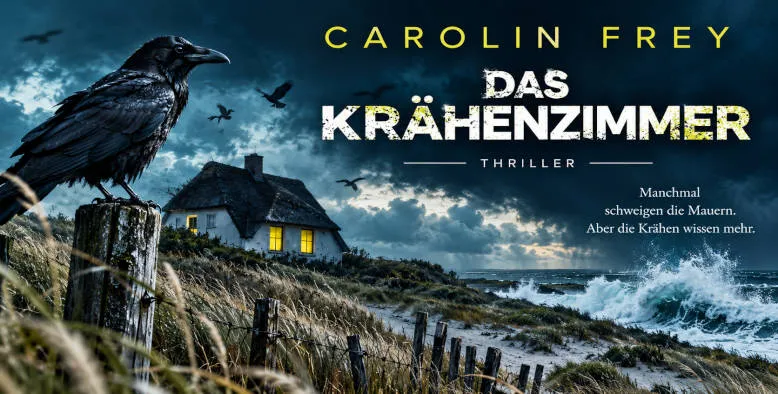 Das Krähenzimmer von Carolin Frey – düster, spannend und voller falscher Fährten