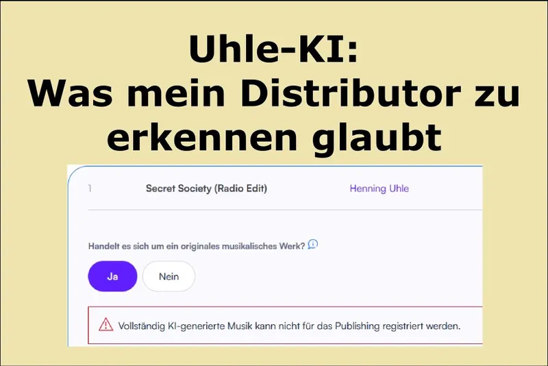 Uhle-KI: Was mein Distributor zu erkennen glaubt