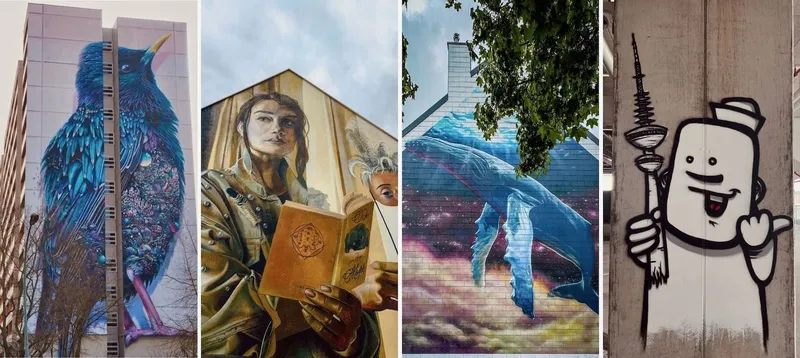 Streetart und Graffiti in Deutschland: die 16 reizvollsten Städte für Urban-Art-Fans