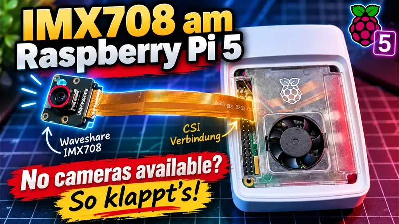 Waveshare IMX708 am Raspberry Pi 5: „no cameras available“ beheben