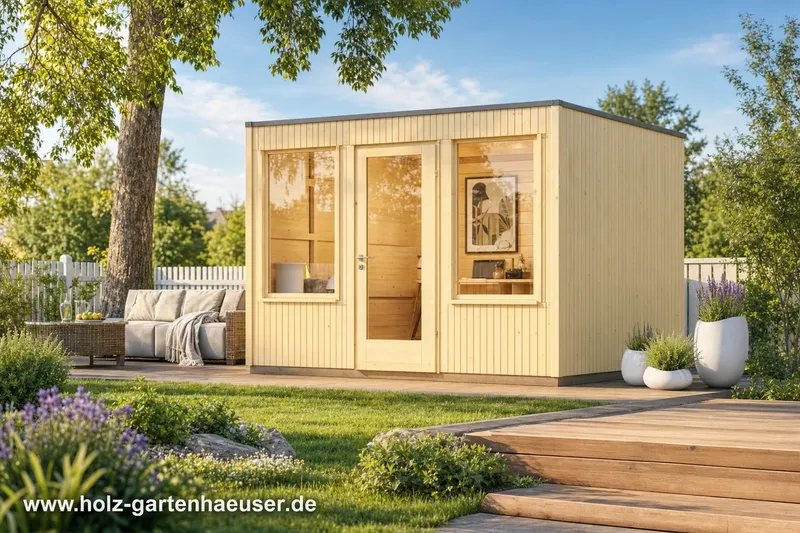 Neues Modell der Gartenhausfabrik erhältlich: Fjordholz Gartenhaus Modell Garden Cube A