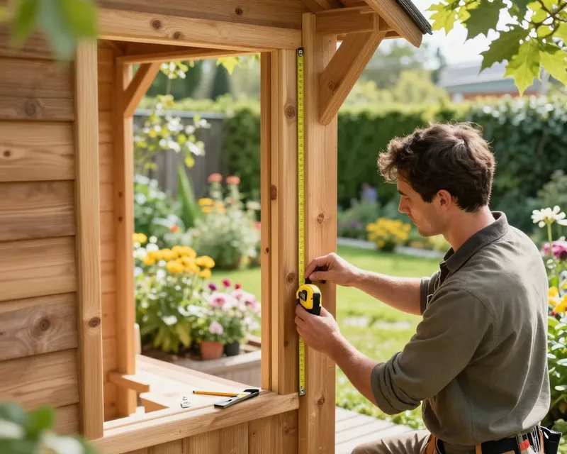 Gartenhaus Doppeltür selber bauen: Schritt für Schritt