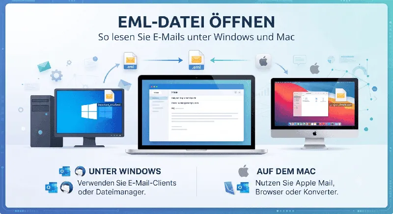 EML-Datei öffnen: So lesen Sie E-Mails unter Windows und Mac