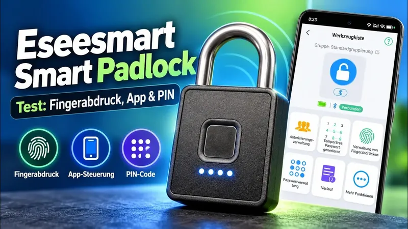 Eseesmart Smart Padlock getestet: Wie sicher und praktisch ist das smarte Schloss?