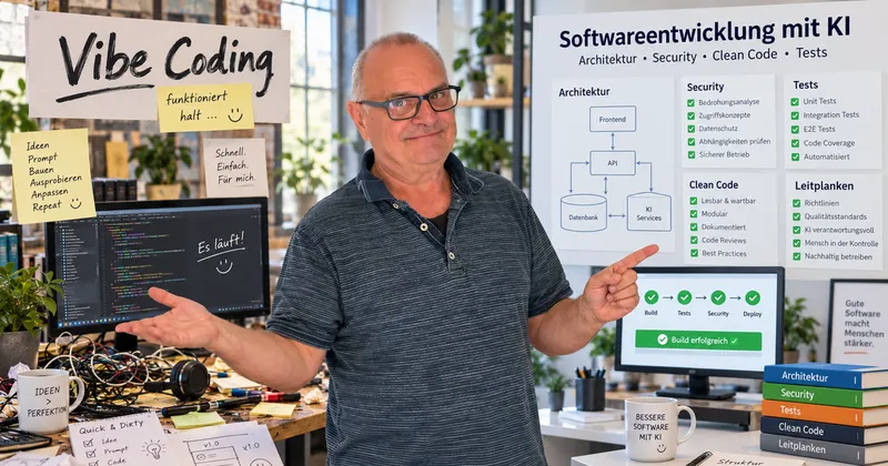 Programmieren war nie Softwareentwicklung. Vibe Coding ist es auch nicht.