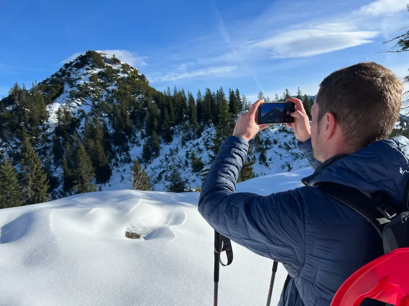 Schildenstein: Winterwanderung zwischen Tegernsee und Achensee