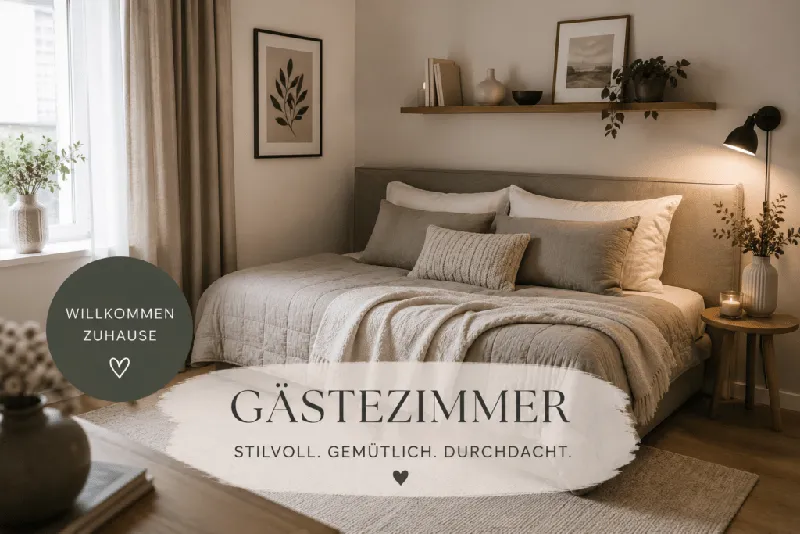Gästezimmer modern einrichten: stilvoll, gemütlich und flexibel wohnen
