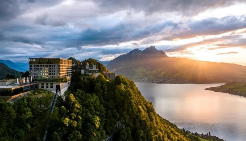 Lake Lucerne – where two exceptional hotels define a destination.
