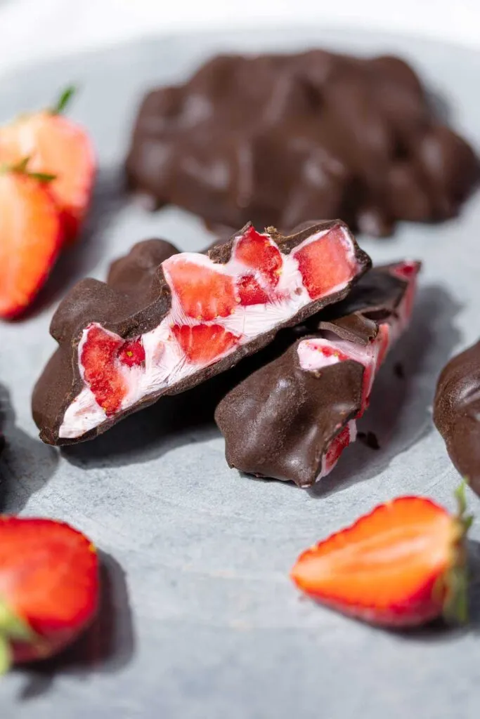 Easy Erdbeer Joghurt Bites ohne Zucker