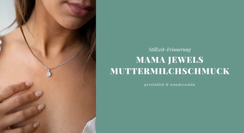 Muttermilchschmuck als besondere Erinnerung an die Stillzeit