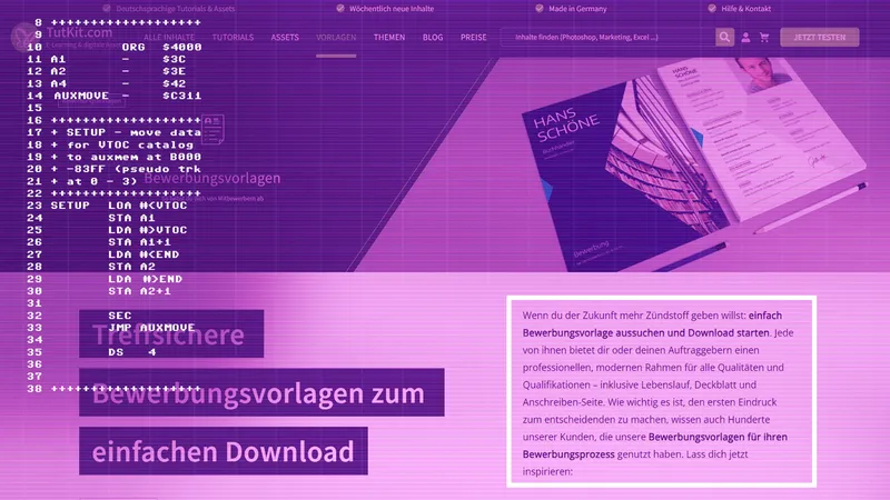 Bewerbungen schreiben – mit Tutkit.com