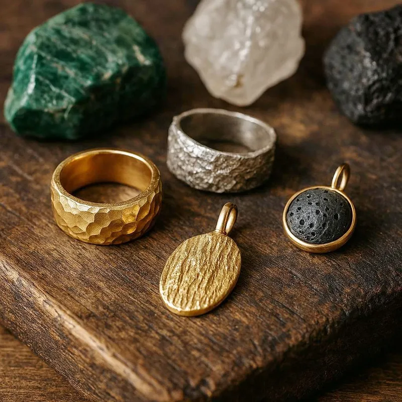 Natürliche Oberflächen beim Schmuck – Tipps & Infos