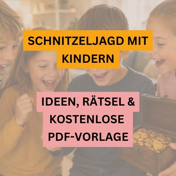 Schnitzeljagd mit Kindern: Ideen, Rätsel & kostenlose PDF-Vorlage
