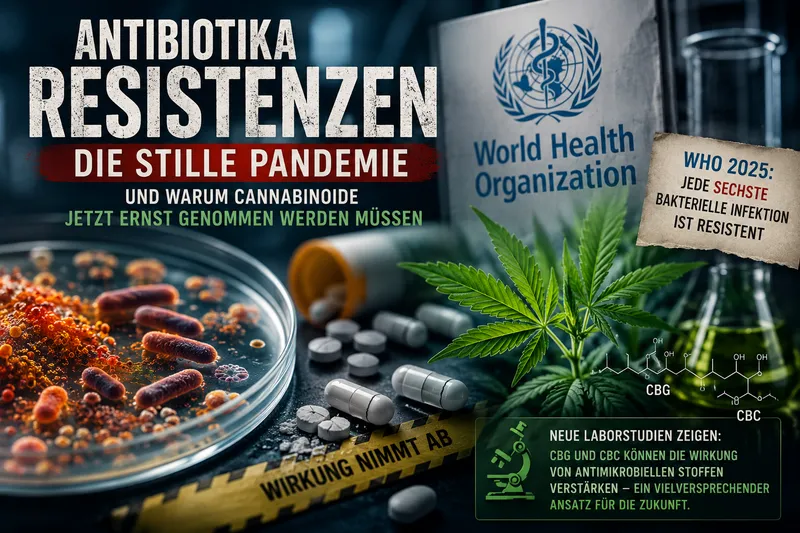Antibiotikaresistenzen: Wenn Medikamente versagen und Cannabinoide plötzlich interessant werden
